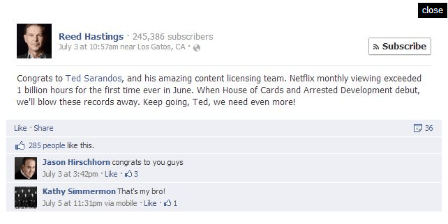 screengrab source: http://www.businessweek.com/articles/2012-12-07/the-facebook-post-that-got-netflix-ceo-reed-hastings-in-trouble-with-the-sec