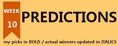 Football Predictions Week 10